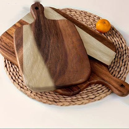 Cutting Board - Non-Porous Acacia Wood with Handle