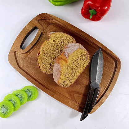 Cutting Board - Non-Slip Acacia Wood Large