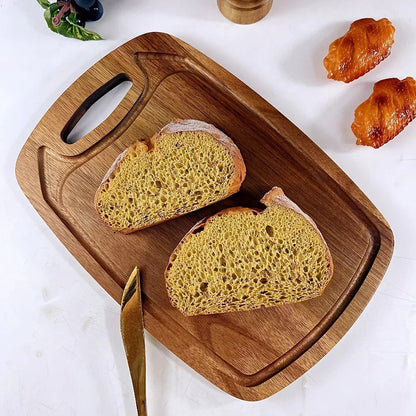 Cutting Board - Non-Slip Acacia Wood Large