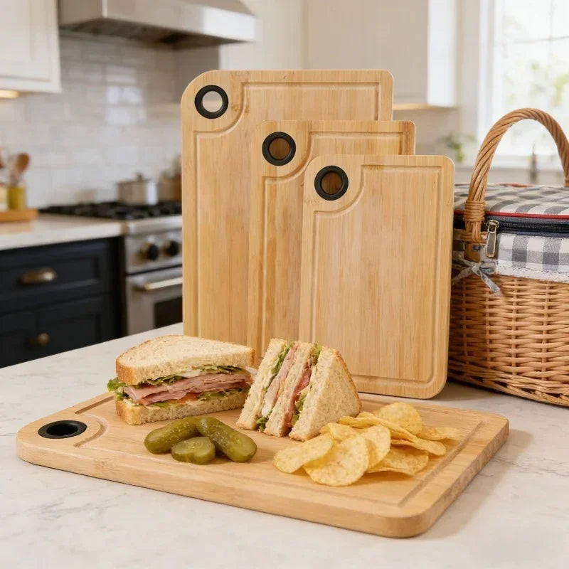 Cutting Board - Wear-Resistant Bamboo Thickened