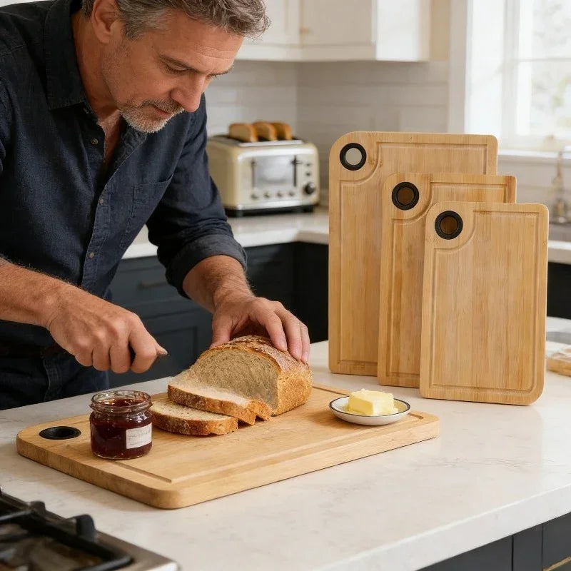 Cutting Board - Wear-Resistant Bamboo Thickened