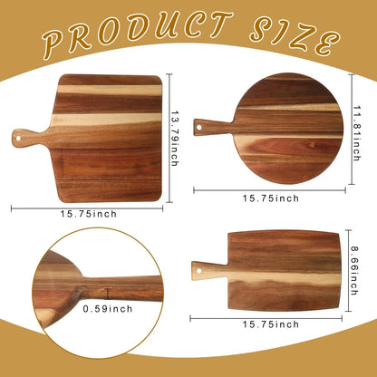 Cutting Board - Wooden Acacia Set
