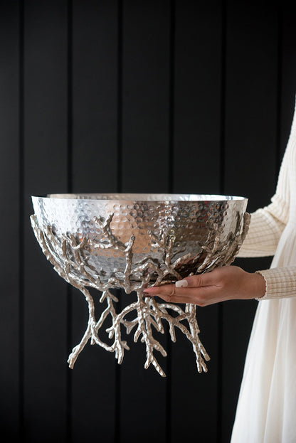 Evergreen Decor Aluminum Decorative Bowl