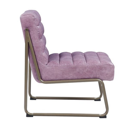 Loria - Accent Chair - Wisteria Top Grain Leather