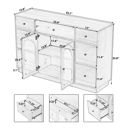 Cabinet with Storage for Living and Dining Room Entrance