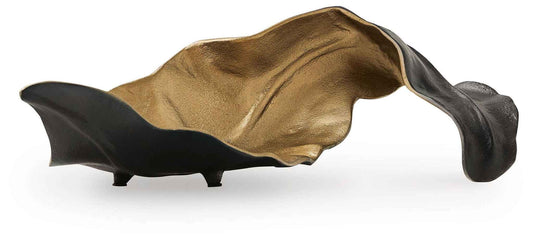Melinda - Sculpture - Black / Gold Finish
