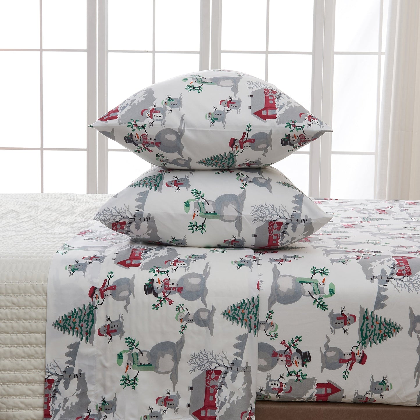 4-Piece Lodge Microfiber Sheet - Mountain Ridge Collection