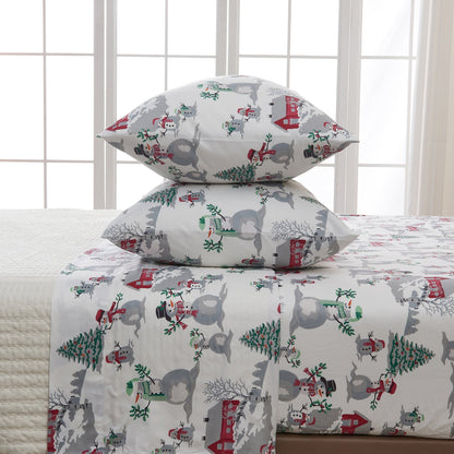 4-Piece Lodge Microfiber Sheet - Mountain Ridge Collection