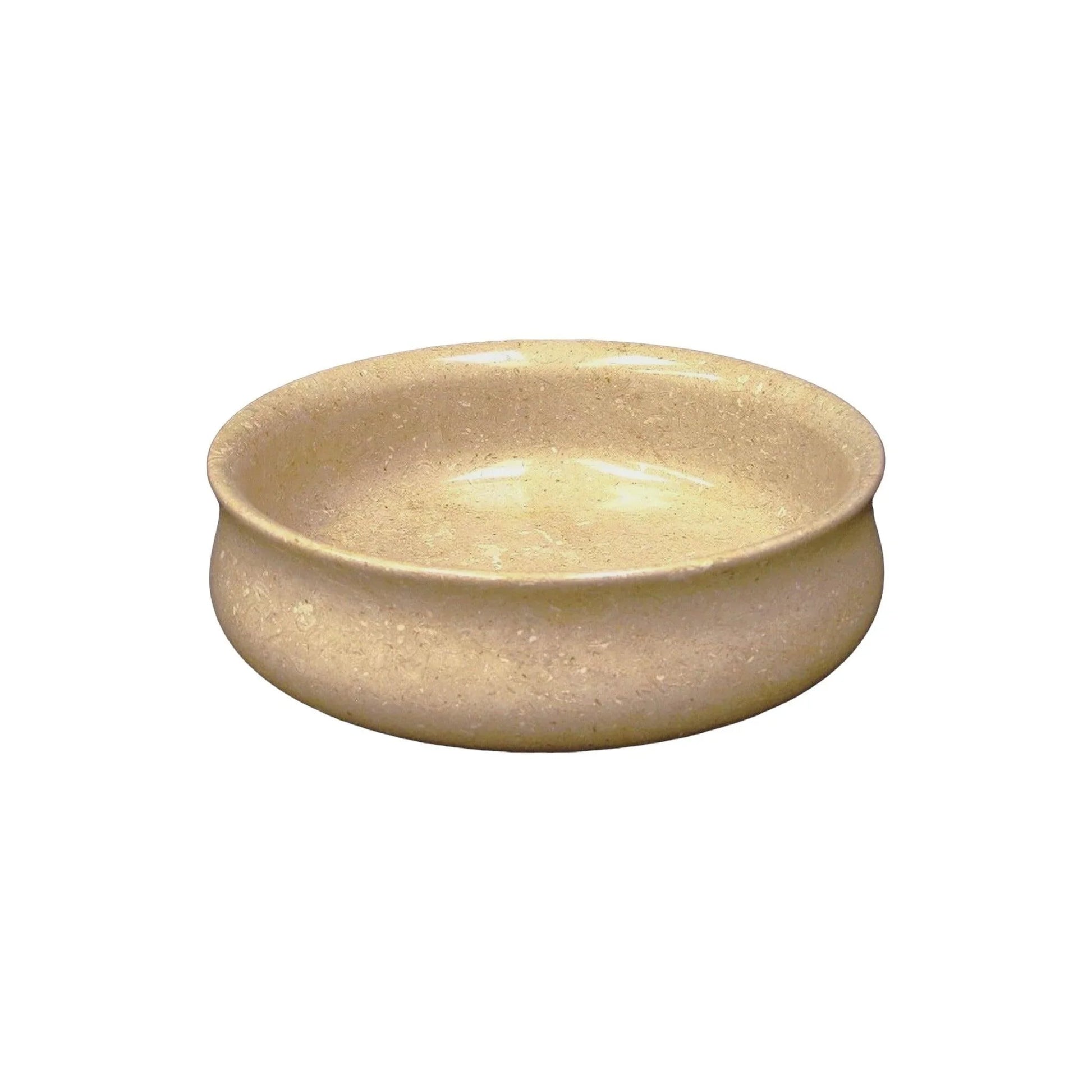 Decorative Bowl of Sahara Beige Marble - PoshaBella
