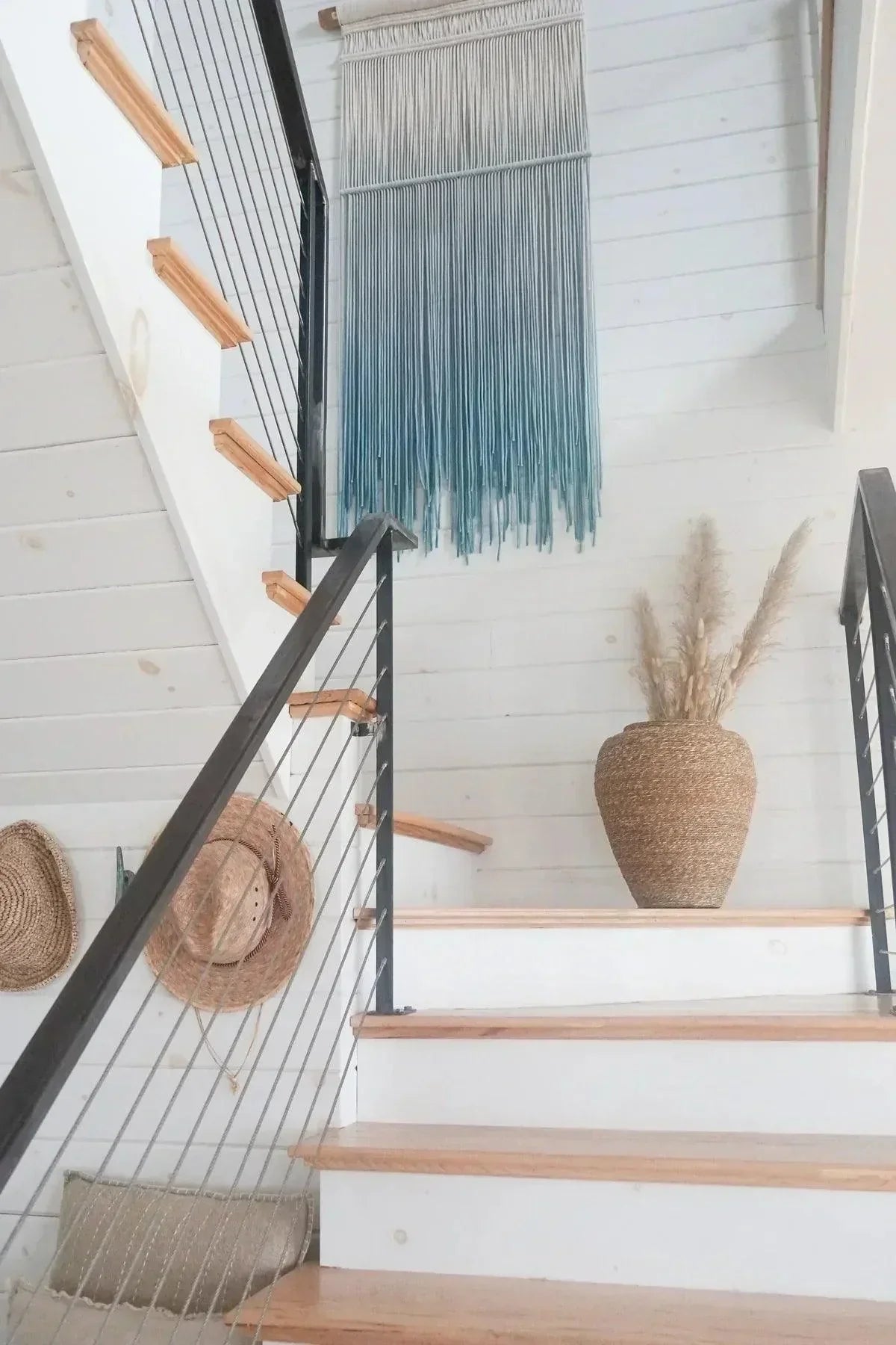 Decorative Jars / Vases of Seagrass Rope - PoshaBella