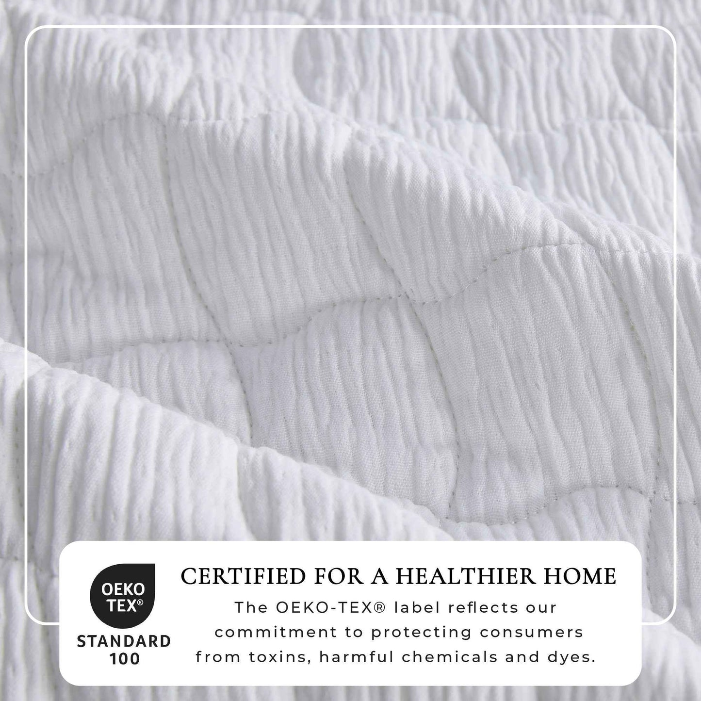 Gauze-Inspired Texture Quilt Set - Wave Stitch Collection