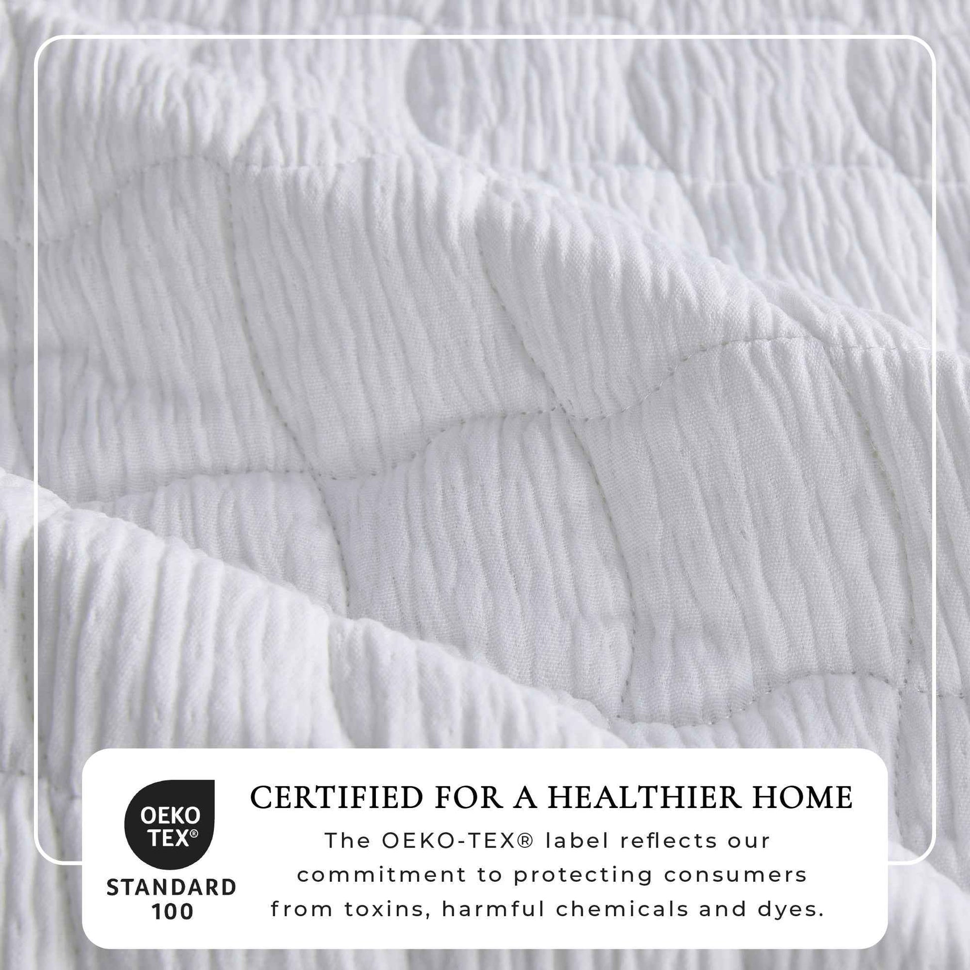 Gauze-Inspired Texture Quilt Set - Wave Stitch Collection