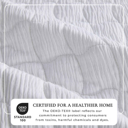 Gauze-Inspired Texture Quilt Set - Wave Stitch Collection