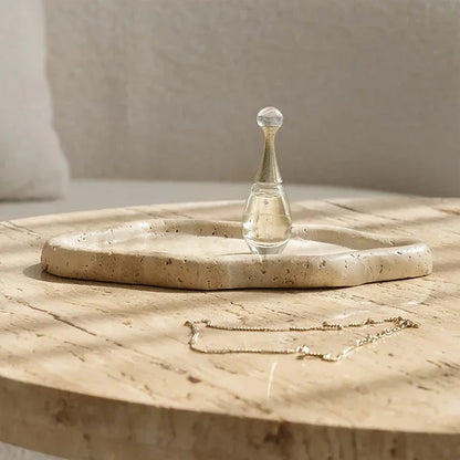 Display Tray - Cloud Marble Small