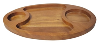 House of Avana Oval Mango Wood Platter