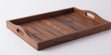 House of Avana Rectangular Mango Wood Serving Tray Large