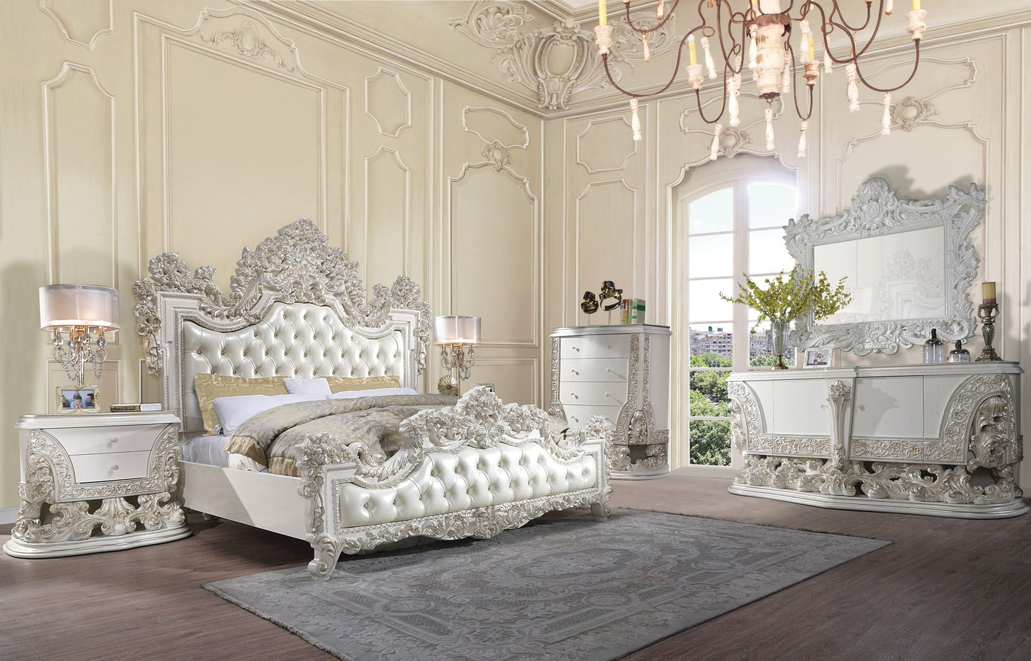 Adara - Nightstand - Antique White