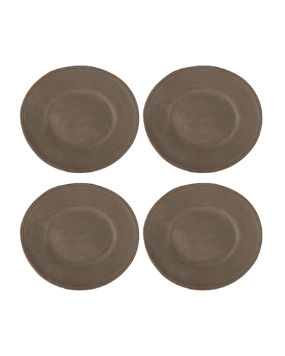 Earth Oval Dessert Plate - Set of 4 - PoshaBella