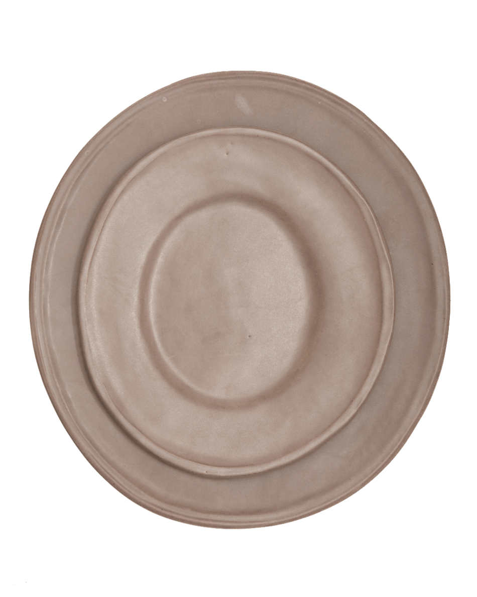 Earth Oval Dessert Plate - Set of 4 - PoshaBella