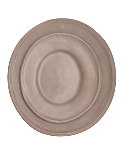 Earth Oval Dessert Plate - Set of 4 - PoshaBella