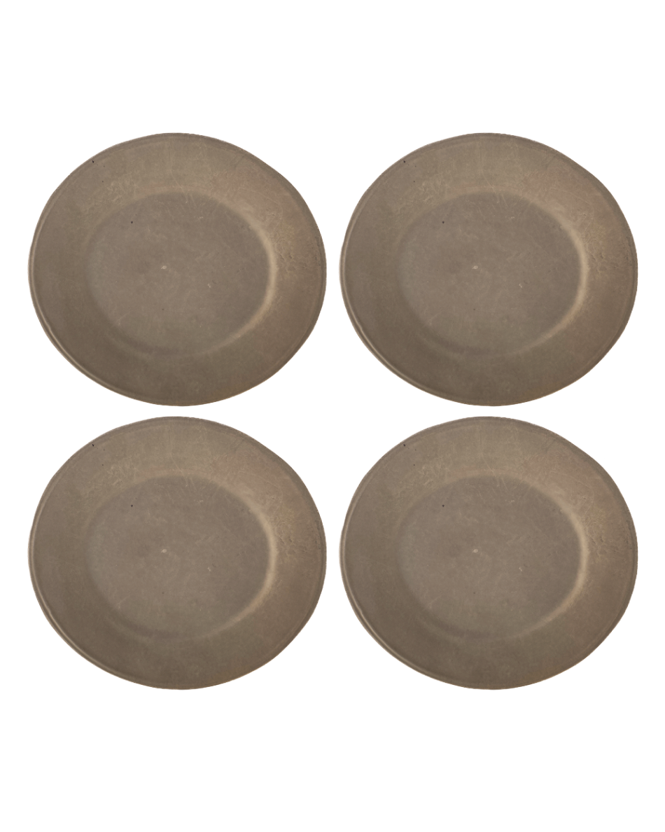 Earth Oval Dinner Plate - Set of 4 - PoshaBella