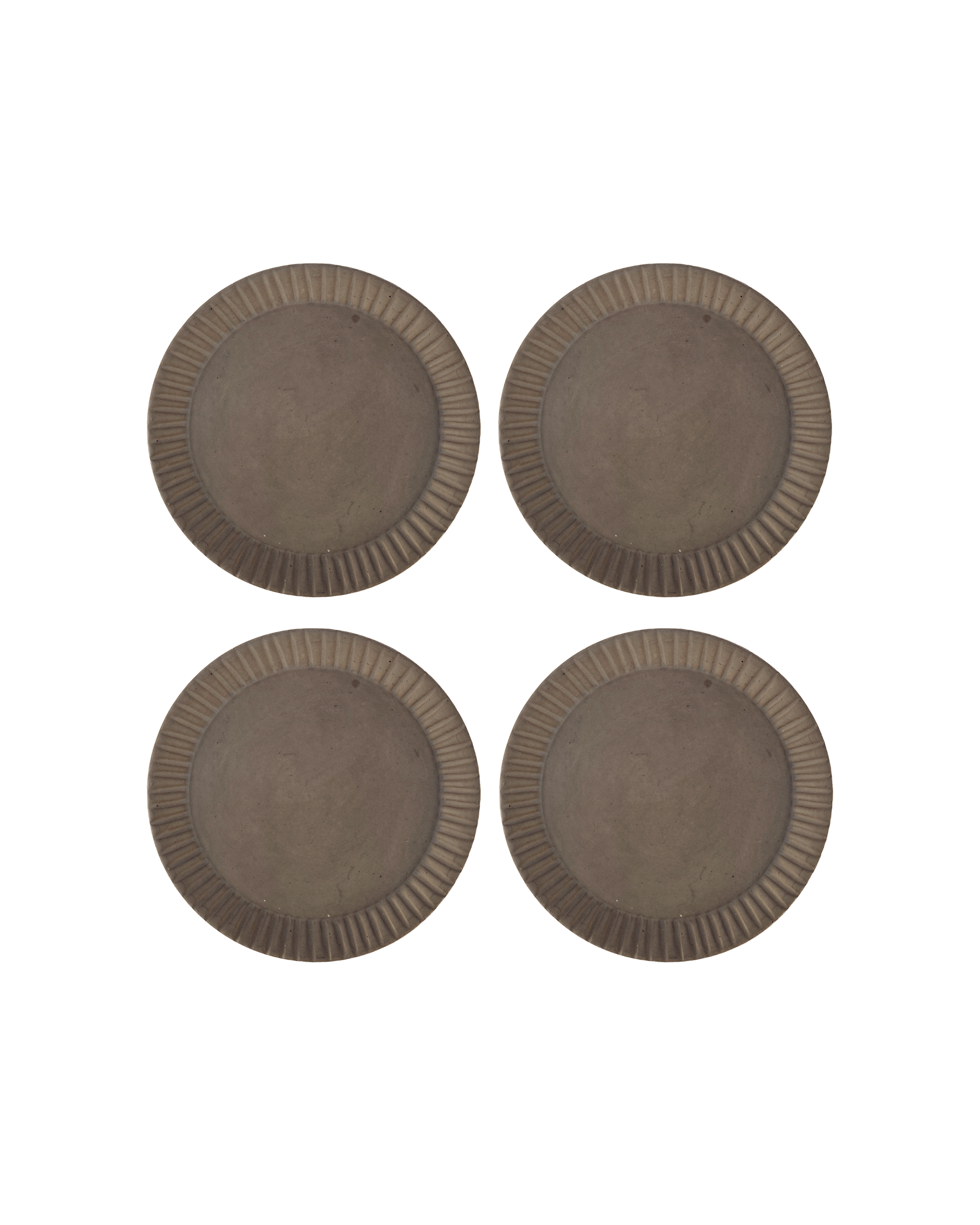 Earth Lines Salad Plate - Set of 4 - PoshaBella
