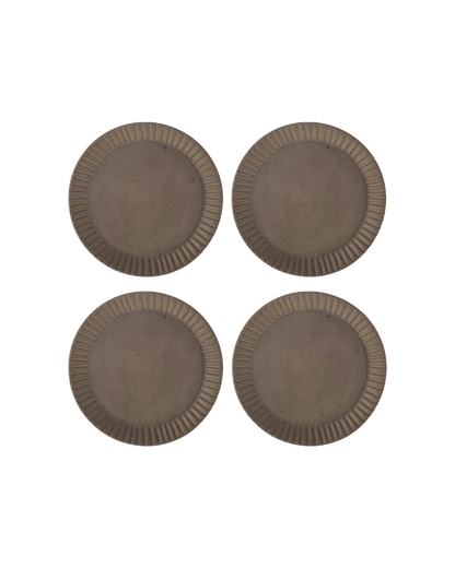 Earth Lines Salad Plate - Set of 4 - PoshaBella