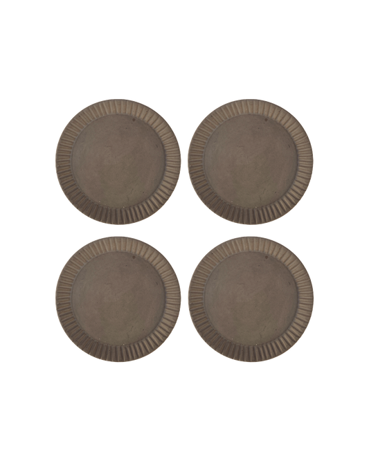 Earth Lines Salad Plate - Set of 4 - PoshaBella