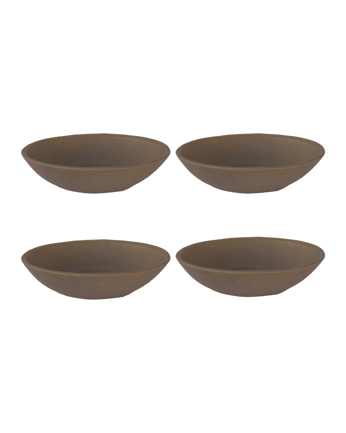 Earth Oval Pasta Bowl - Set of 4 - PoshaBella