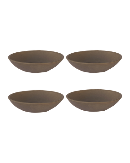Earth Oval Pasta Bowl - Set of 4 - PoshaBella
