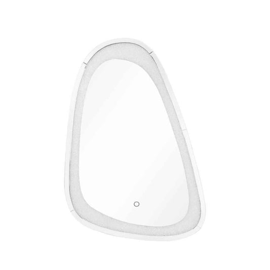 Noralie - 46" Accent Mirror With LED - Mirrored & Faux Diamonds