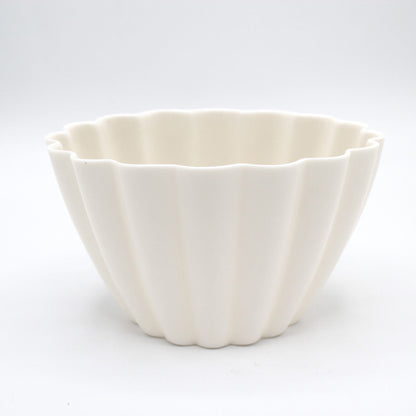 Elysian Fluted Porcelain Candle Holder