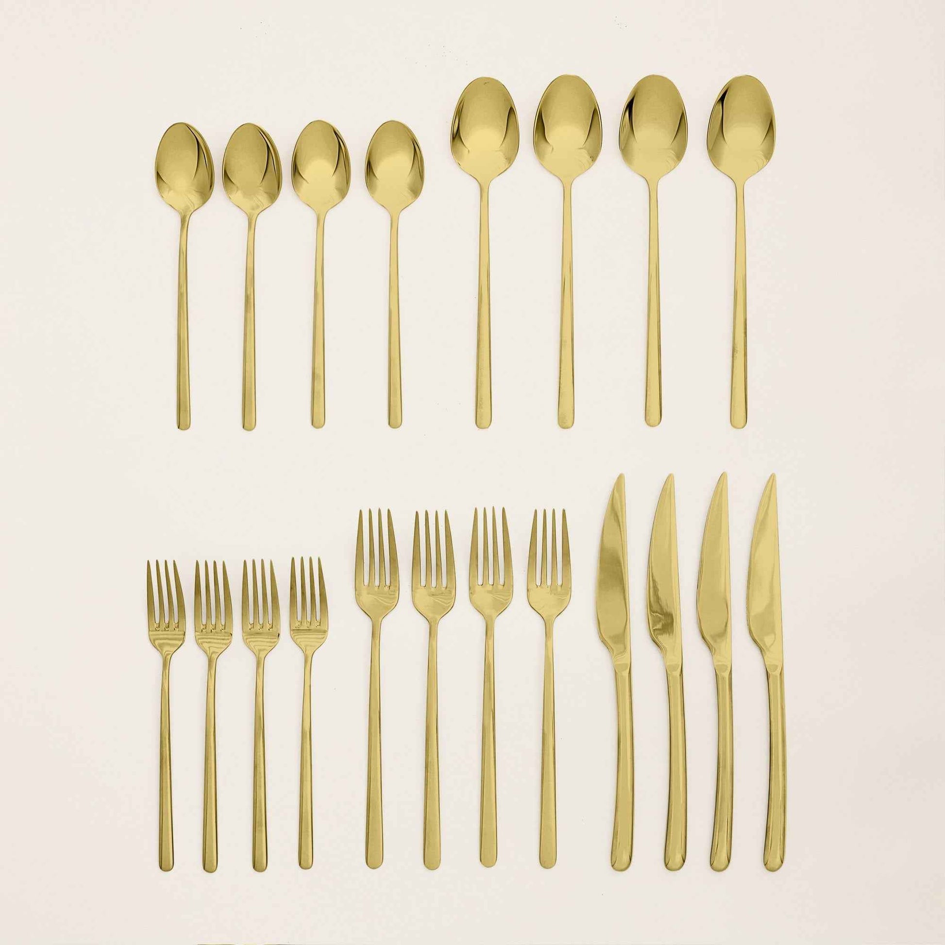 Emilia Mirror 20-Piece Flatware Set