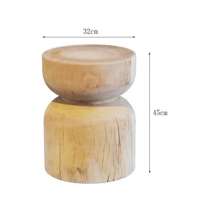 End Table - Round Wooden Small