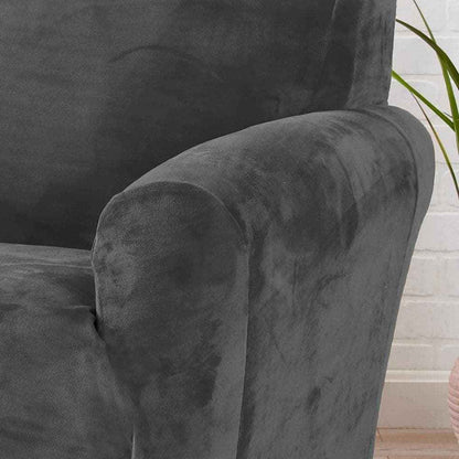 Velvet Stretch Slipcover - Gale Collection