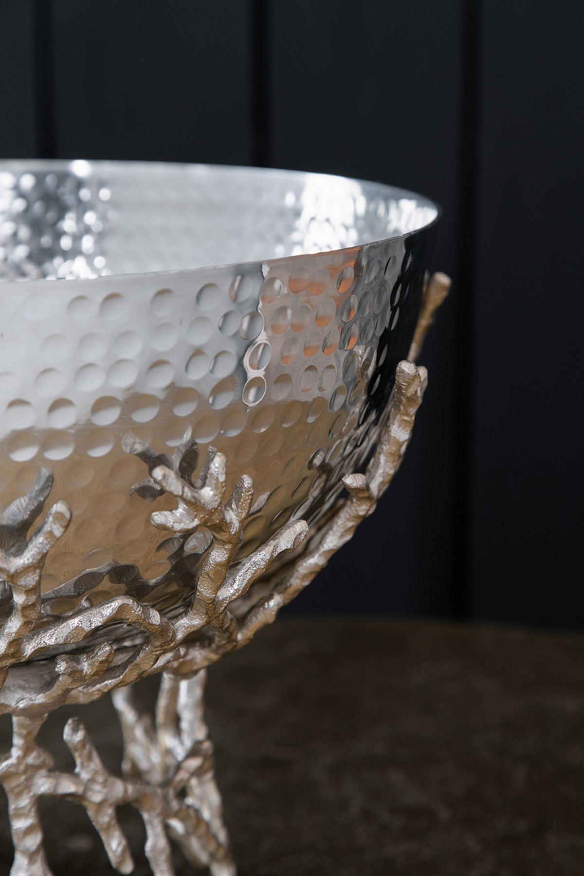 Evergreen Decor Aluminum Decorative Bowl