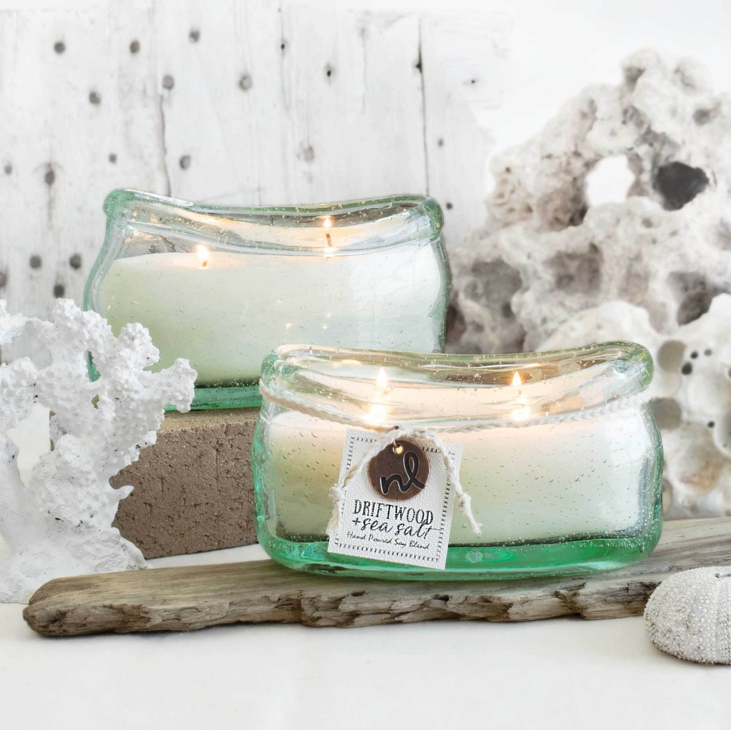 Windward Candle: Coconut Husk - PoshaBella