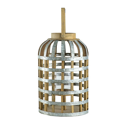Decorative Lantern With Handle Wooden Lantern For Indoor Outdoor Home Garden Wedding