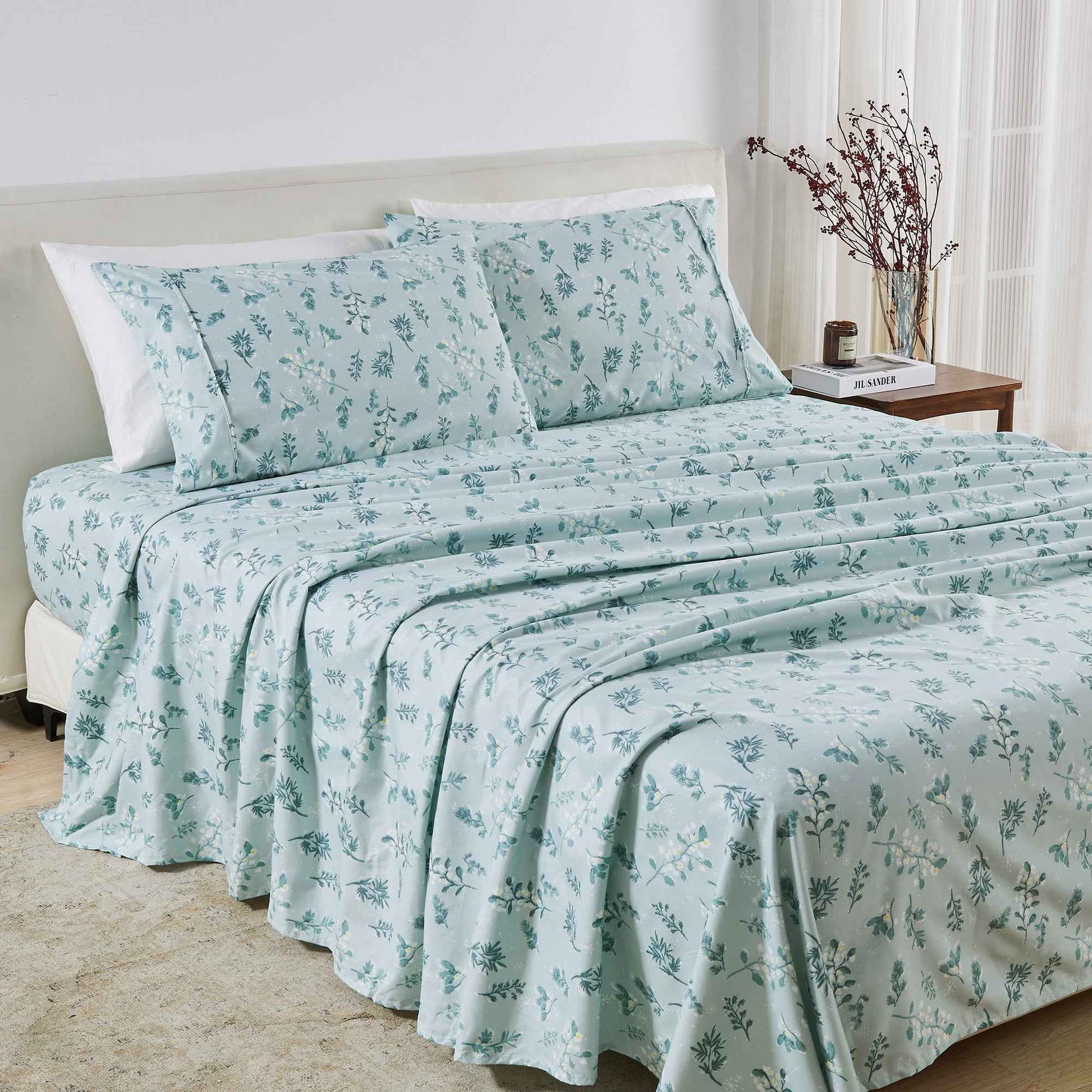 Watercolor Floral Sheet Set - Delia Collection