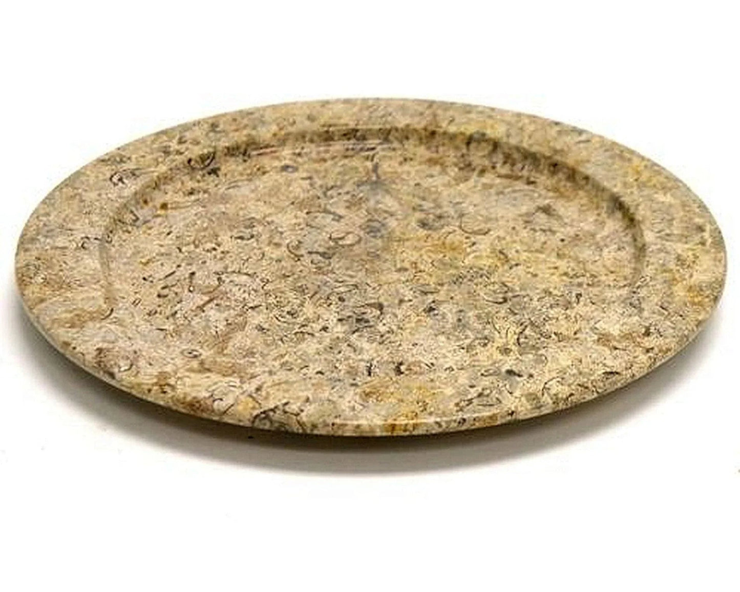 Fossil Stone 12-inch Serving Plate - PoshaBella