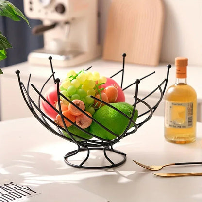 Fruit Basket - Hollow Wrought Iron
