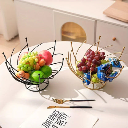 Fruit Basket - Hollow Wrought Iron