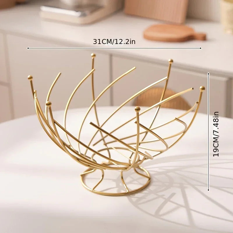 Fruit Basket - Hollow Wrought Iron