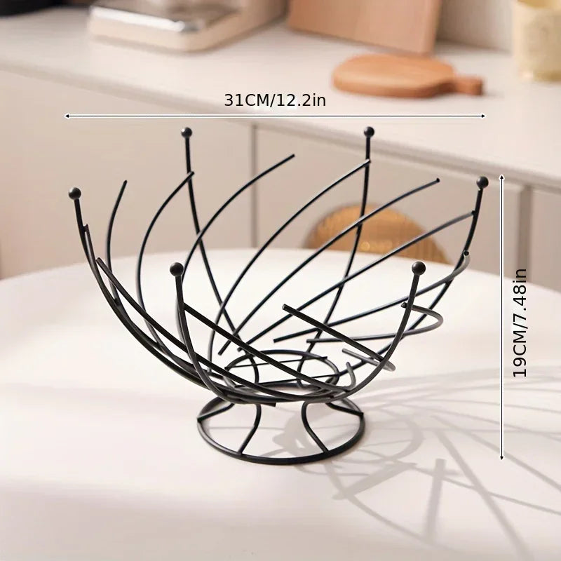 Fruit Basket - Hollow Wrought Iron