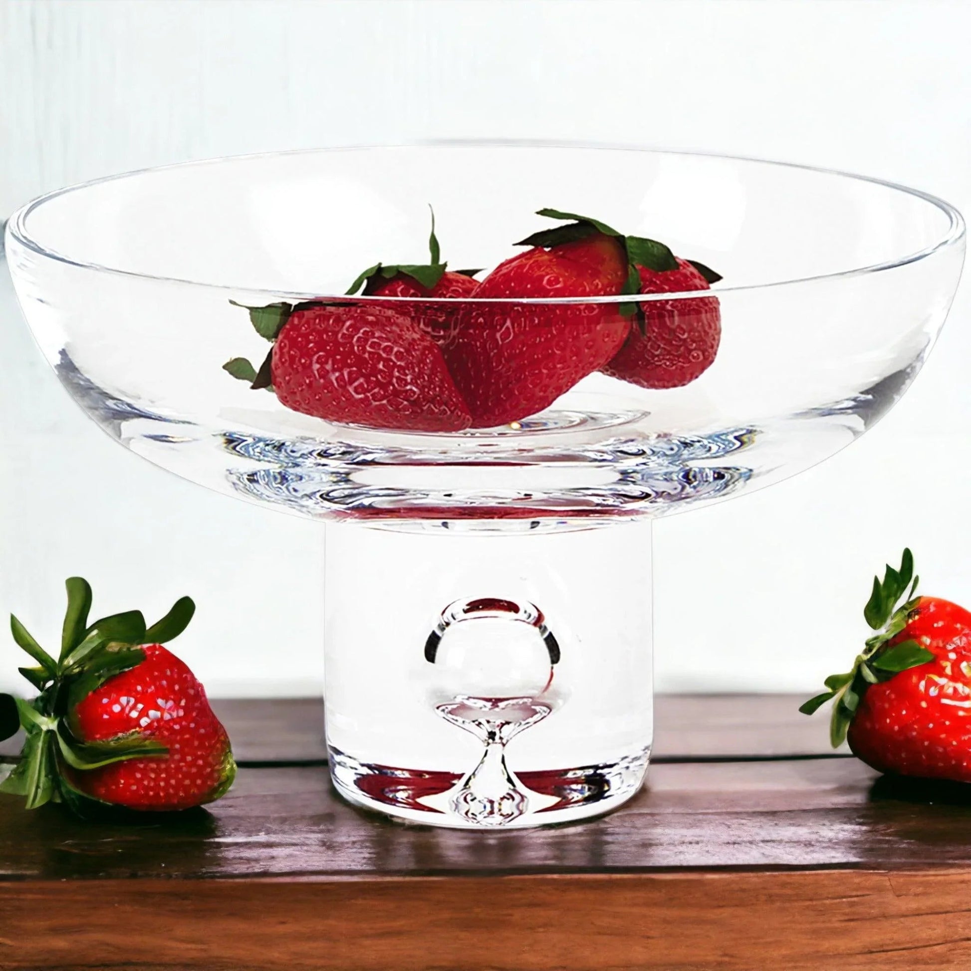 Galaxy Heavy Crystal 9-Inch Fruit Bowl - PoshaBella