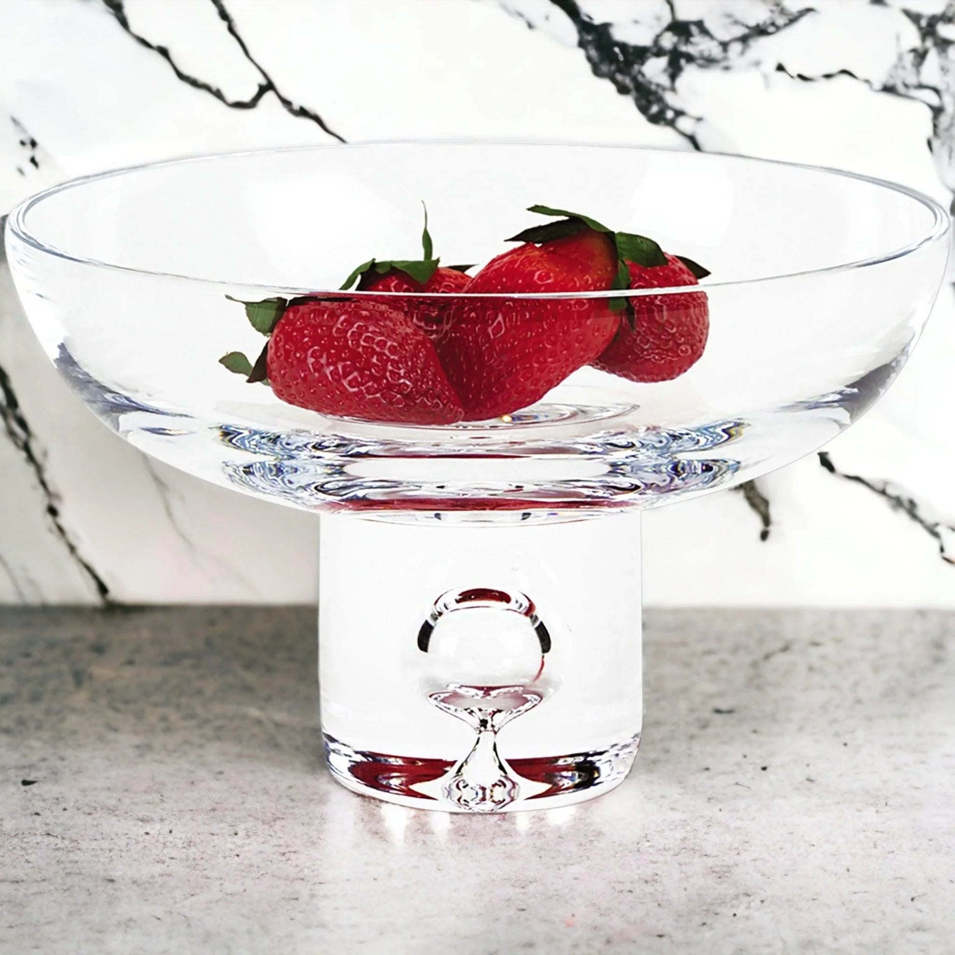 Galaxy Heavy Crystal 9-Inch Fruit Bowl - PoshaBella