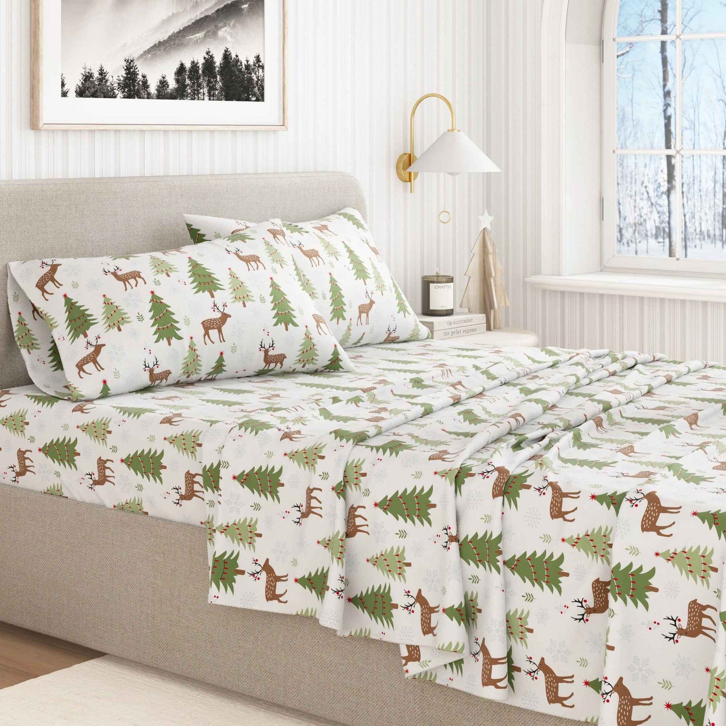 100% Turkish Cotton Flannel Sheet Sets - Boulder Collection