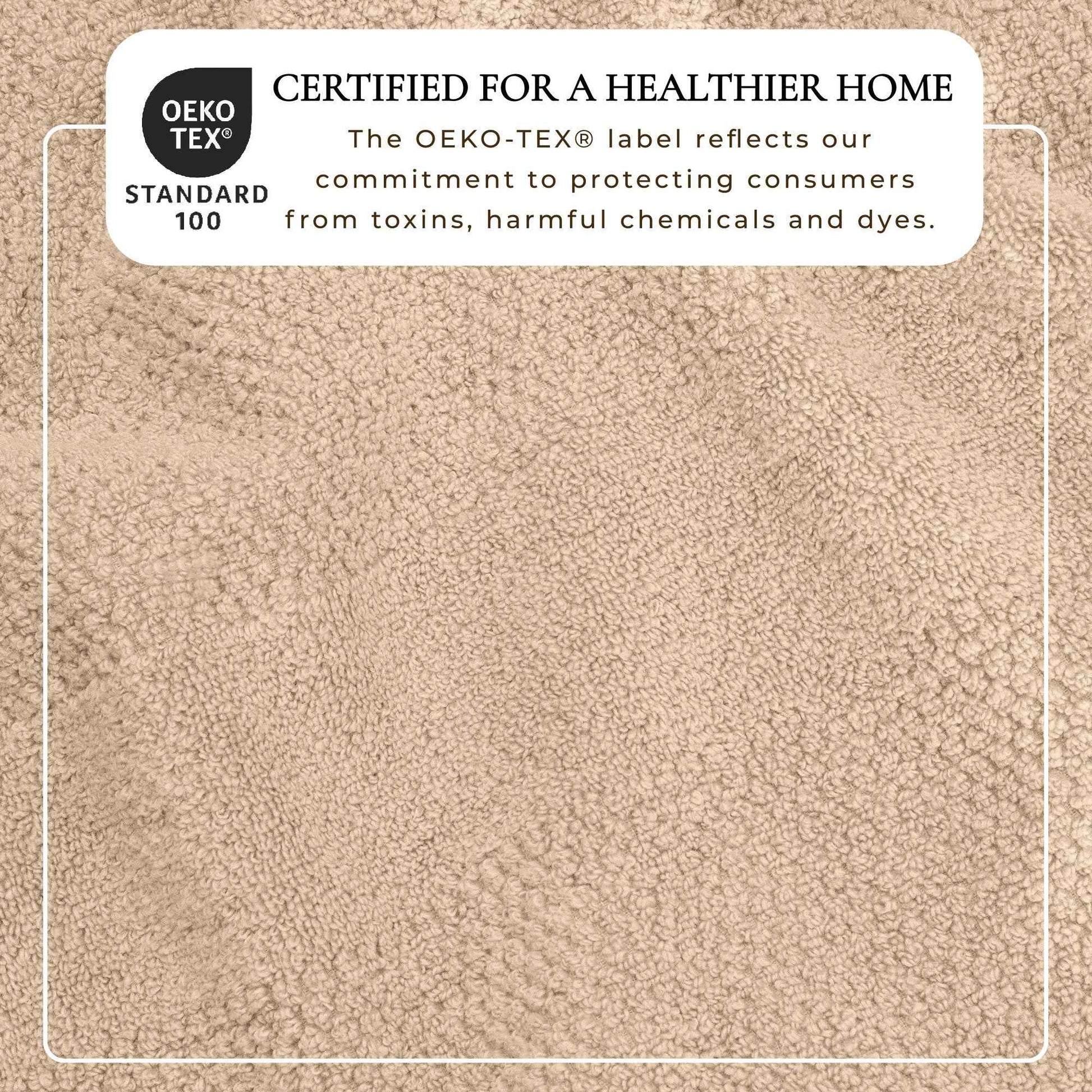 100% Cotton Woven Texture Bath Towel Set - Marbella Collection