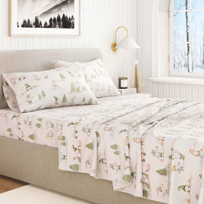 Turkish Cotton Flannel Sheet Set - Elevated Holiday Collection