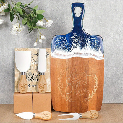Gift Basket - Wicker Floral with Handles